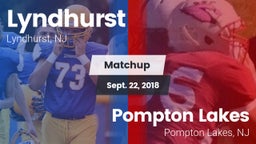 Matchup: Lyndhurst vs. Pompton Lakes  2018