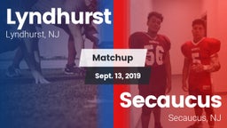 Matchup: Lyndhurst vs. Secaucus  2019