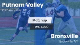 Matchup: Putnam Valley vs. Bronxville  2017