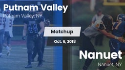Matchup: Putnam Valley vs. Nanuet  2018