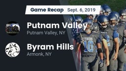 Recap: Putnam Valley  vs. Byram Hills  2019