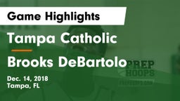 Tampa Catholic  vs Brooks DeBartolo Game Highlights - Dec. 14, 2018