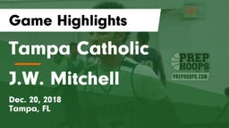 Tampa Catholic  vs J.W. Mitchell  Game Highlights - Dec. 20, 2018