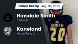 Recap: Hinsdale South  vs. Kaneland  2019