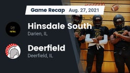 Recap: Hinsdale South  vs. Deerfield  2021