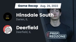 Recap: Hinsdale South  vs. Deerfield  2022