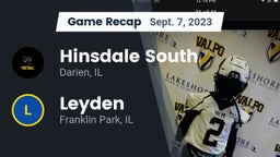 Recap: Hinsdale South  vs. Leyden  2023
