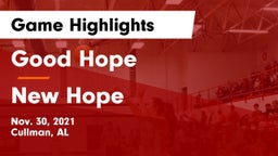 Good Hope  vs New Hope  Game Highlights - Nov. 30, 2021