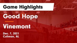 Good Hope  vs Vinemont  Game Highlights - Dec. 7, 2021