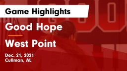 Good Hope  vs West Point  Game Highlights - Dec. 21, 2021