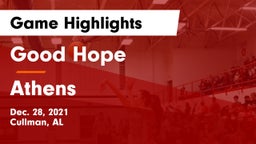 Good Hope  vs Athens  Game Highlights - Dec. 28, 2021