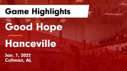 Good Hope  vs Hanceville  Game Highlights - Jan. 7, 2022