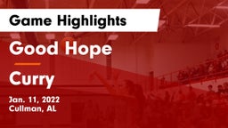 Good Hope  vs Curry Game Highlights - Jan. 11, 2022