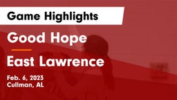 Good Hope  vs East Lawrence  Game Highlights - Feb. 6, 2023