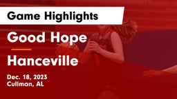 Good Hope  vs Hanceville  Game Highlights - Dec. 18, 2023