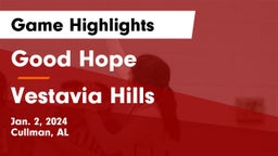 Good Hope  vs Vestavia Hills Game Highlights - Jan. 2, 2024