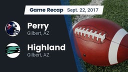 Recap: Perry  vs. Highland  2017