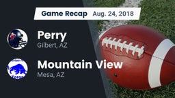 Recap: Perry  vs. Mountain View  2018
