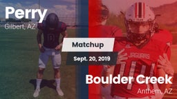 Matchup: Perry vs. Boulder Creek  2019