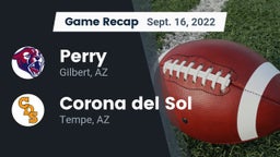 Recap: Perry  vs. Corona del Sol  2022