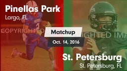 Matchup: Pinellas Park vs. St. Petersburg  2016