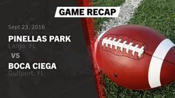 Recap: Pinellas Park  vs. Boca Ciega  2016