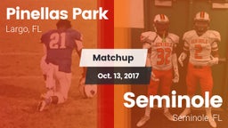 Matchup: Pinellas Park vs. Seminole  2017