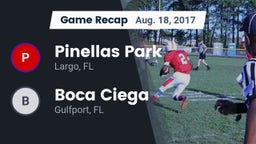 Recap: Pinellas Park  vs. Boca Ciega  2017