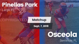 Matchup: Pinellas Park vs. Osceola  2018