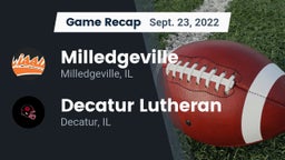 Recap: Milledgeville  vs. Decatur Lutheran  2022