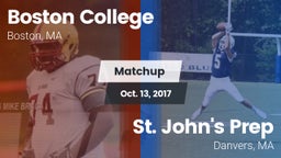 Matchup: Boston College vs. St. John's Prep 2017
