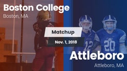 Matchup: Boston College vs. Attleboro  2018