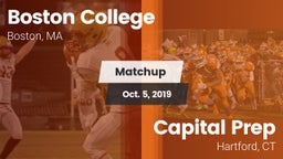 Matchup: Boston College vs. Capital Prep  2019