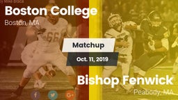 Matchup: Boston College vs. Bishop Fenwick  2019