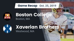 Recap: Boston College  vs. Xaverian Brothers  2019