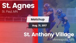 Matchup: St. Agnes vs. St. Anthony Village  2016