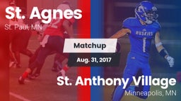 Matchup: St. Agnes vs. St. Anthony Village  2017