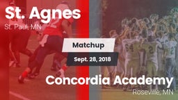 Matchup: St. Agnes vs. Concordia Academy 2018