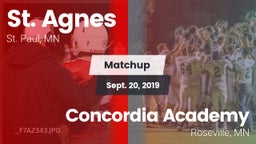 Matchup: St. Agnes vs. Concordia Academy 2019