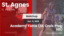 Matchup: St. Agnes vs. Academy Force (St. Croix Prep HS) 2019