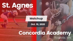 Matchup: St. Agnes vs. Concordia Academy 2020