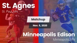 Matchup: St. Agnes vs. Minneapolis Edison  2020
