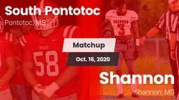 Matchup: South Pontotoc vs. Shannon  2020