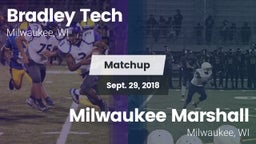 Matchup: Bradley Tech vs. Milwaukee Marshall  2018