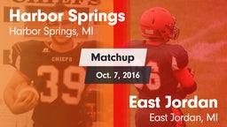 Matchup: Harbor Springs vs. East Jordan  2016