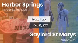 Matchup: Harbor Springs vs. Gaylord St Marys 2017