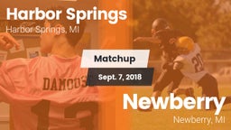 Matchup: Harbor Springs vs. Newberry  2018