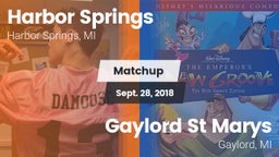 Matchup: Harbor Springs vs. Gaylord St Marys 2018