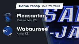 Recap: Pleasanton  vs. Wabaunsee  2020