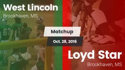 Matchup: West Lincoln vs. Loyd Star  2016